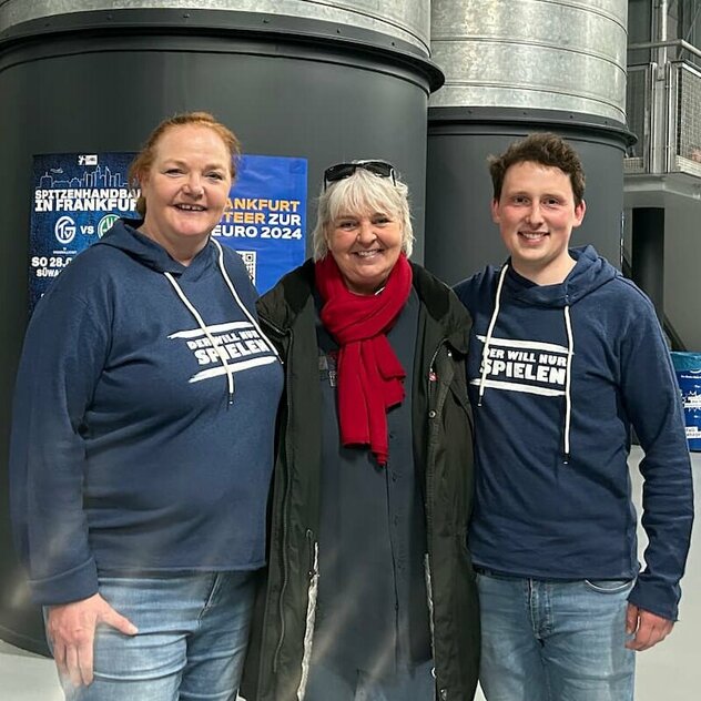 v.l.n.r.: Corinna Geis, Perdita Lübbe-Scheuermann und Marcel Wunderlich