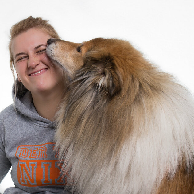 Christine Waubke mit Hund