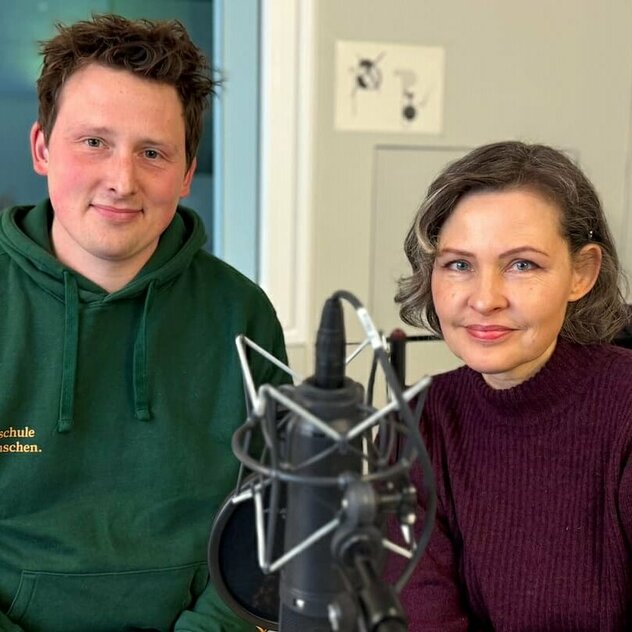 Martin Rütter Hundetrainer Marcel Wunderlich und Moderatorin Marion Kuchenny im Aufnahmestudio des Hessischen Rundfunks
